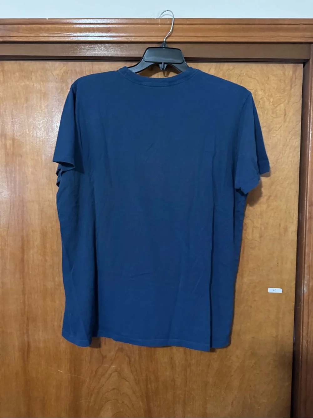 Men's X-Large North Face T-Shirt Blue 4 small holes